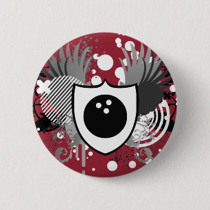 Bóton Redondo 5.08cm boliche de alta fidelidade