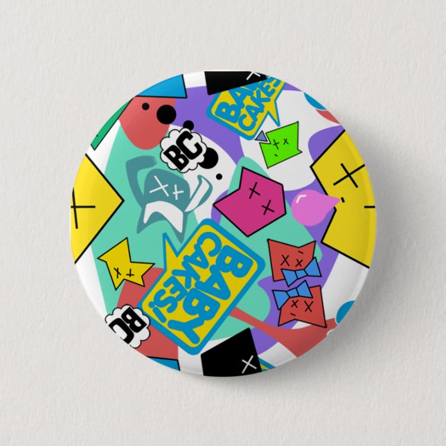 Bóton Redondo 5.08cm bolos do bebê (Frente)