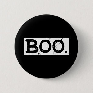 Bóton Redondo 5.08cm Boo angustiado fantasma retrô estética de Hallowee