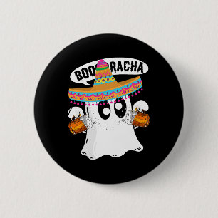 Bóton Redondo 5.08cm Boo-racha Halloween Cute Ghost Boo Borracha Cinco