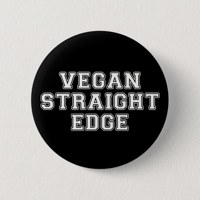 Bóton Redondo 5.08cm Borda do Hetero Vegan (Frente)