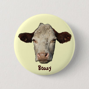 Bóton Redondo 5.08cm Bossy a vaca