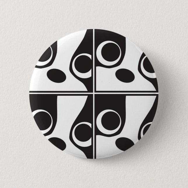 Bóton Redondo 5.08cm Boston enfrenta o botão (Frente)