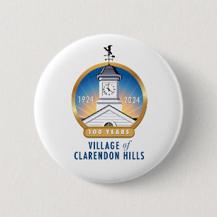 Bóton Redondo 5.08cm botão 100 anos