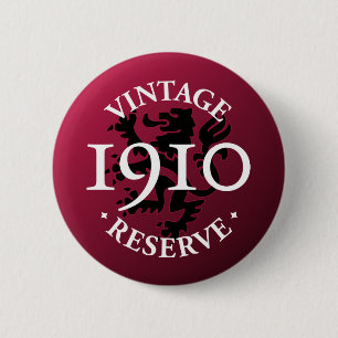 Bóton Redondo 5.08cm Botão 1910 de Pinback da reserva do vintage