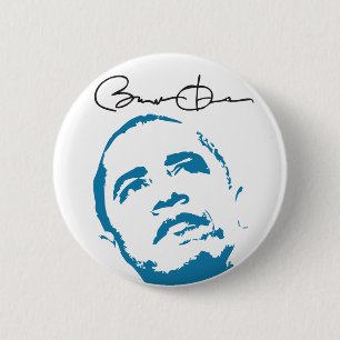 Bóton Redondo 5.08cm Botão 2008 da assinatura de Obama 61013