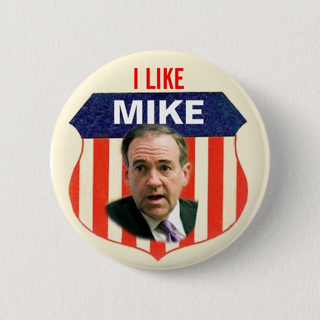 Bóton Redondo 5.08cm Botão 2012 de Mike Huckabee (Frente)