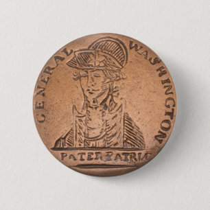 Bóton Redondo 5.08cm Botão 3ª Campanha de Washington