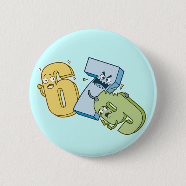 Bóton Redondo 5.08cm botão 6789 (Frente)