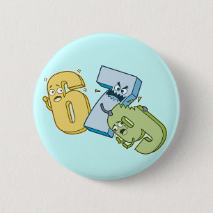 Bóton Redondo 5.08cm botão 6789