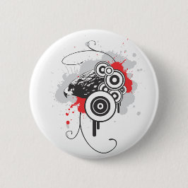 Bóton Redondo 5.08cm Botão Águia