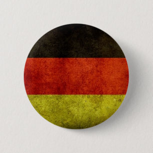 Bóton Redondo 5.08cm Botão alemão da bandeira do Grunge