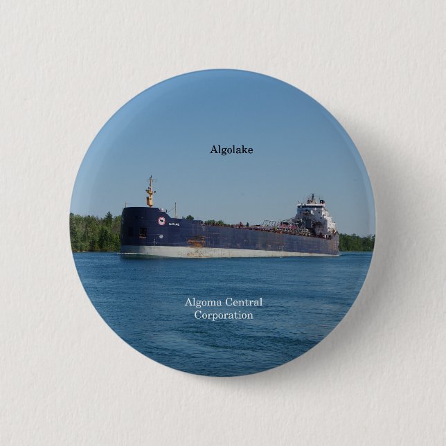 Bóton Redondo 5.08cm Botão Algolake (Frente)