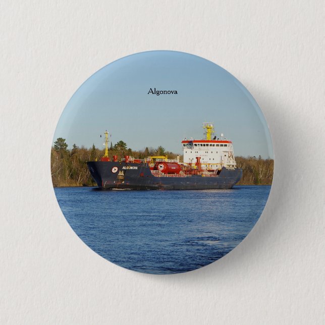 Bóton Redondo 5.08cm Botão Algonova (Frente)