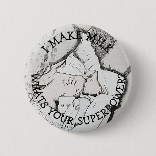 Bóton Redondo 5.08cm Botão amamentando do humor