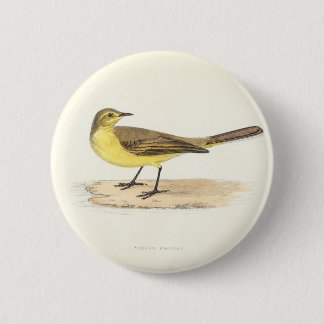 Bóton Redondo 5.08cm Botão amarelo do Wagtail