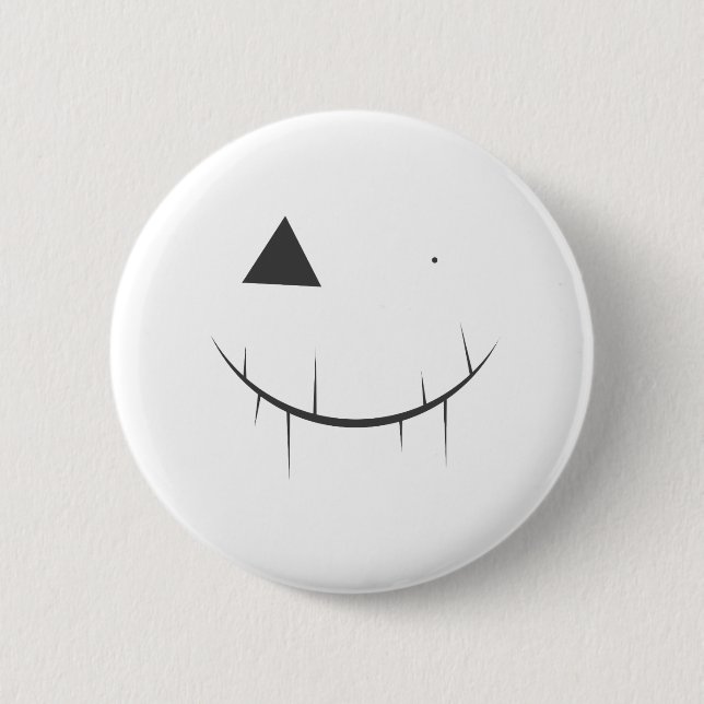 Bóton Redondo 5.08cm Botão Assustador (Frente)