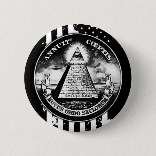 Bóton Redondo 5.08cm Botão atômico de Bombkamp (Frente)