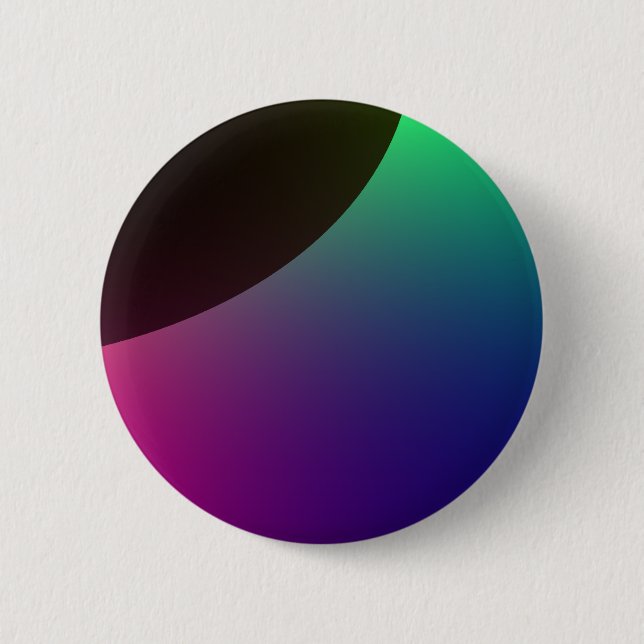 Bóton Redondo 5.08cm Botão Aurora Planetário (Frente)