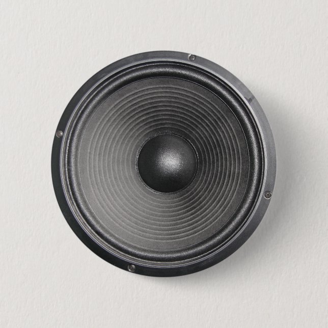 Bóton Redondo 5.08cm Botão auto-falante (Frente)