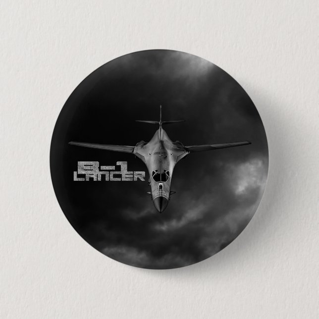 Bóton Redondo 5.08cm Botão B-1 Lancer redondo de 2 polegadas (Frente)