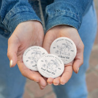 Botão Bachelorette de Cowgirl Costeira