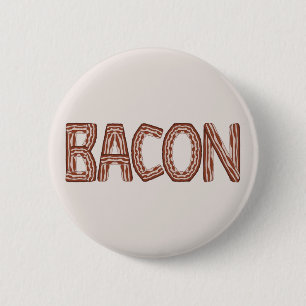 Bóton Redondo 5.08cm Botão Bacon