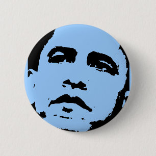Bóton Redondo 5.08cm Botão Barack Obama