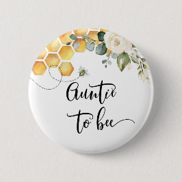 Bóton Redondo 5.08cm Botão Bee Tia to Bee