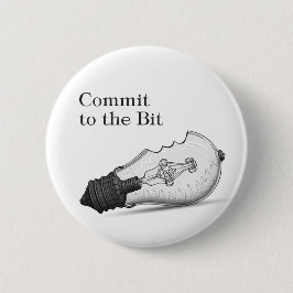 Bóton Redondo 5.08cm Botão Bit