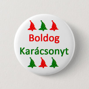 Bóton Redondo 5.08cm botão boldog karacsonyt