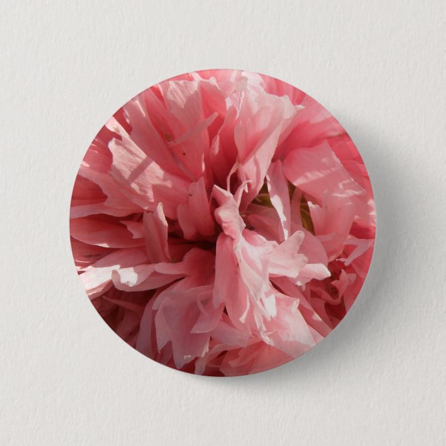 Bóton Redondo 5.08cm Botão bonito cor-de-rosa (Frente)
