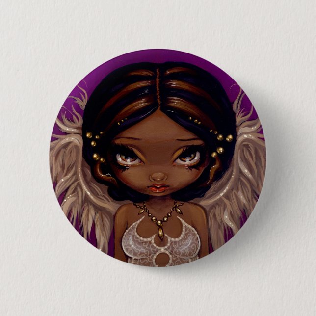 Bóton Redondo 5.08cm Botão bonito dos olhos (Frente)