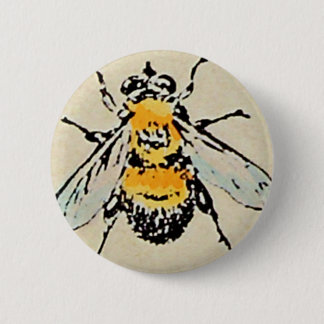Bóton Redondo 5.08cm Botão Bumble Bee