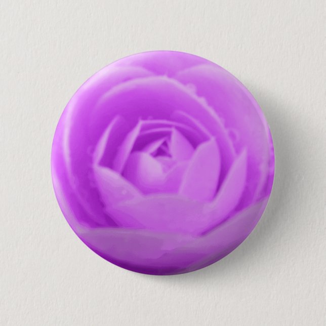 Bóton Redondo 5.08cm Botão Camellia Roxo (Frente)