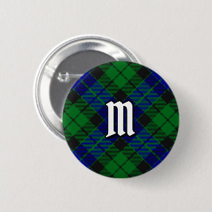 Bóton Redondo 5.08cm Botão Clan MacKay Tartan