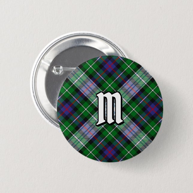 Bóton Redondo 5.08cm Botão Clan MacKenzie Dress Tartan (Frente & Verso)