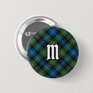 Bóton Redondo 5.08cm Botão Clan MacKenzie Tartan