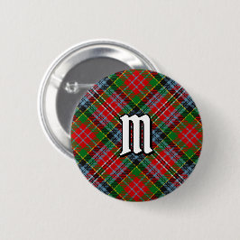 Bóton Redondo 5.08cm Botão Clan MacPherson Tartan