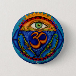 Bóton Redondo 5.08cm Botão com 6o chakra