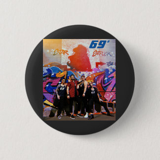 Bóton Redondo 5.08cm Botão com Precinta da Estrela Círculo