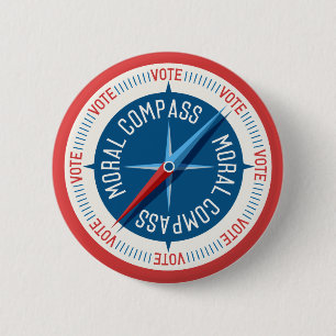 Bóton Redondo 5.08cm Botão Compass Moral