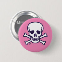 Botão Cor-de-rosa n Ossos