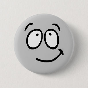 Bóton Redondo 5.08cm Botão customizável do fundo do Emoticon