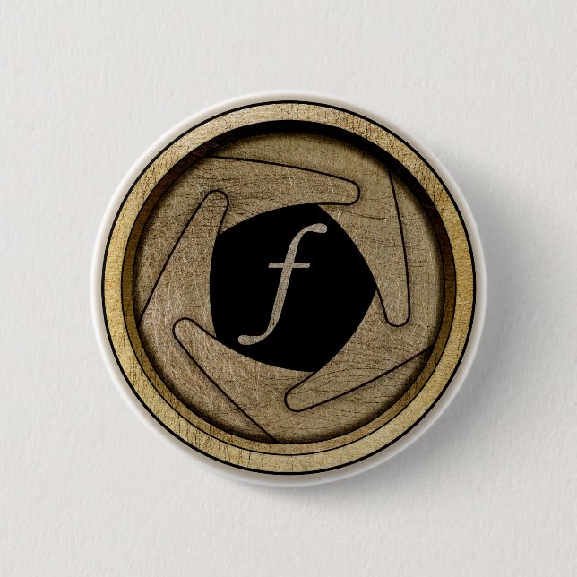 Bóton Redondo 5.08cm Botão da abertura (Frente)