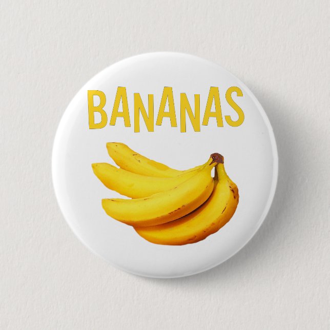 Bóton Redondo 5.08cm Botão da banana (Frente)