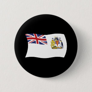 Bóton Redondo 5.08cm Botão da Bandeira Antártica Britânica