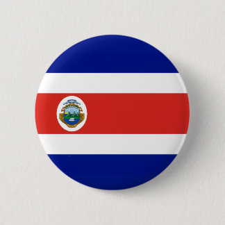 Bóton Redondo 5.08cm Botão da Bandeira da Costa Rica