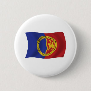 Bóton Redondo 5.08cm Botão da Bandeira da Nação Comanche