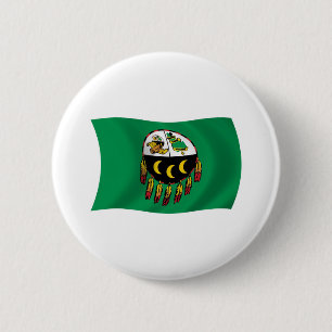 Bóton Redondo 5.08cm Botão da Bandeira da Tribo Kutenai